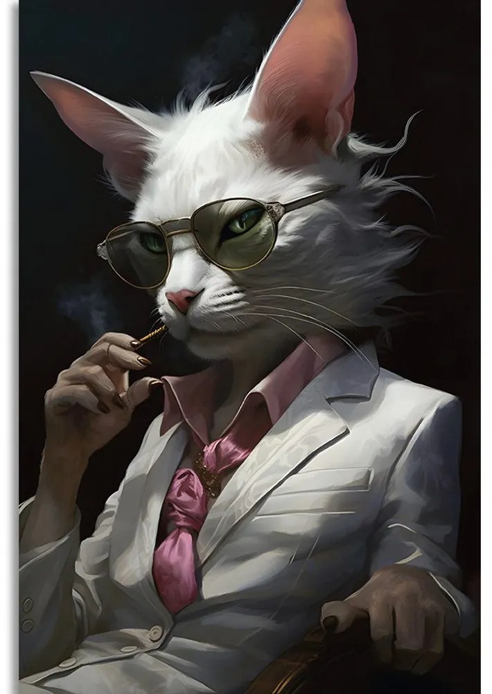 Obraz zvierací gangster mačka