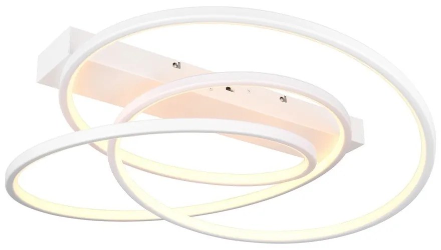 Biele LED stmievateľné stropné svietidlo 49x64 cm Darvin – Trio