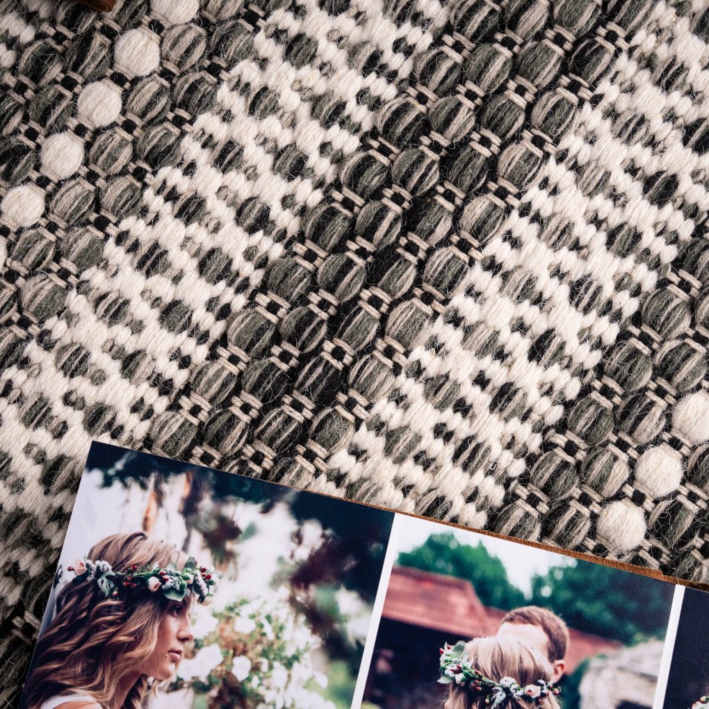 Ručne viazaný kusový koberec Jaipur 335 Grey, 200x290, šedá, obývacia izba, Obsession