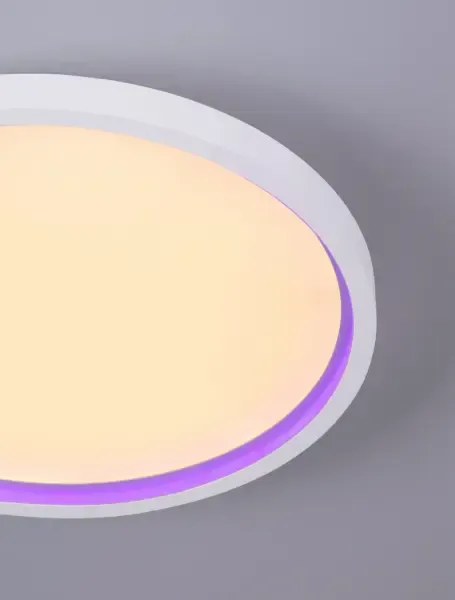 Moderné stropné svietidlo Chet RGB 39 s diaľkovým ovládaním