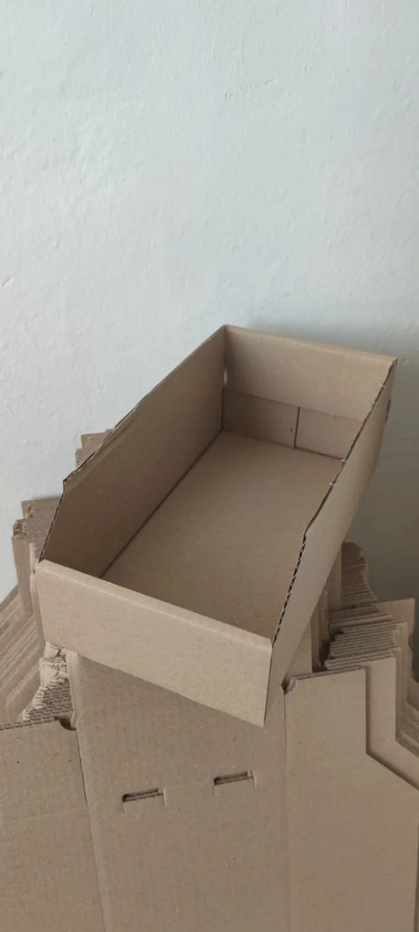 2. akosť - Úložné boxy na oblečenie, organizéry do skrine EKO KARTON 15x30cm
