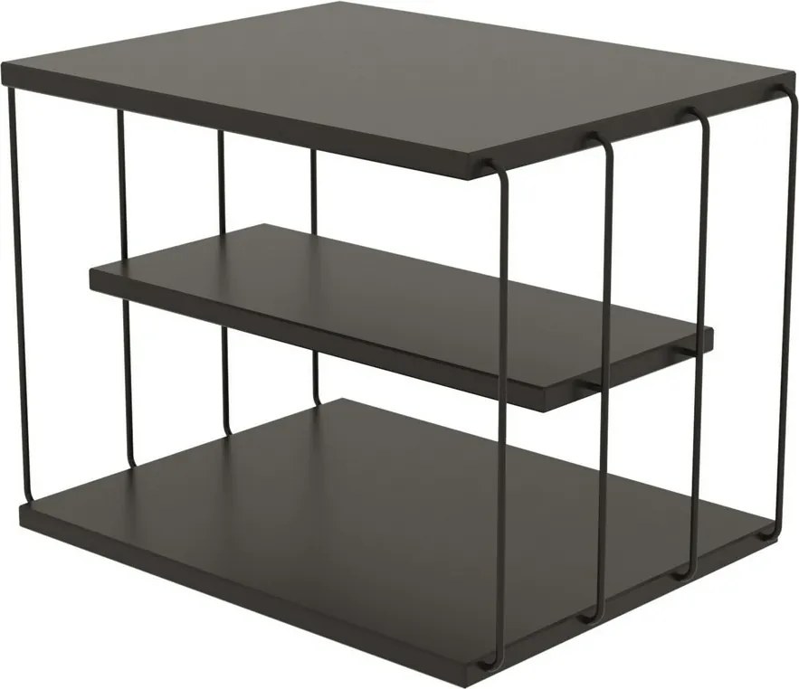 Odkladací stolík Lifon Anthracite and Black