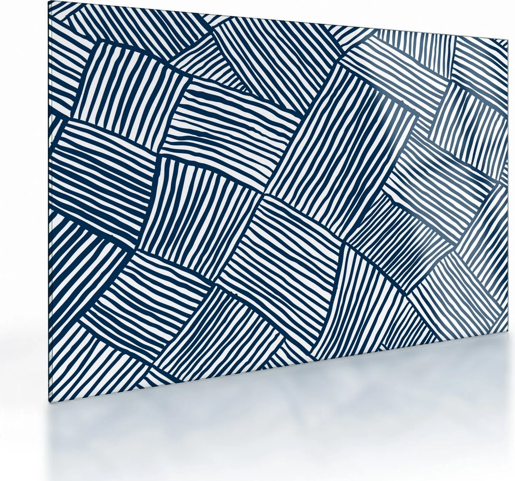 Sklenený obraz - 3D línia (70x50 cm)