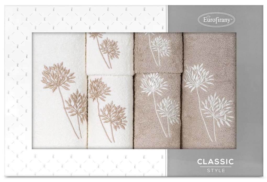 SADA UTERÁKOV ACELIA 2 KS 30X50 CM, 2 KS 50X90 CM, 2 KS 70X140 CM VIACFAREBNÁ