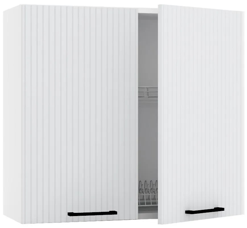 Skrinka do kuchyne Kate w80su alu svetlo šedá mat