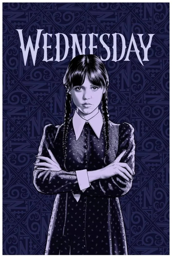 Polar fleece deka Wednesday - 100 x 150 cm