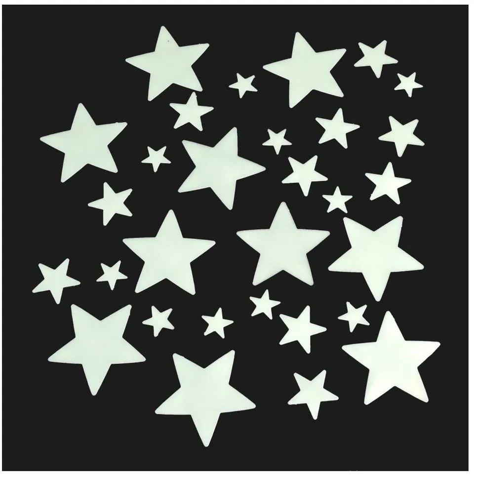 Sada 30 svietiacich hviezd Rex London