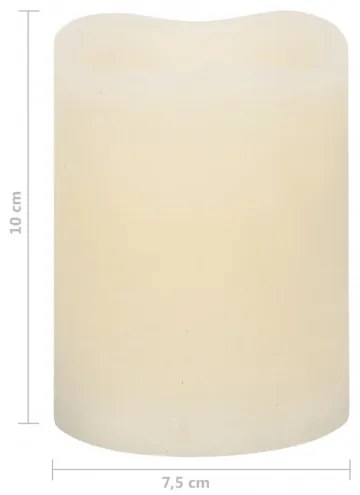 vidaXL Bezplameňové LED sviečky s diaľkovým ovládaním 100 ks biela-