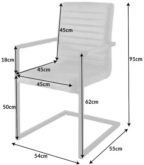 Dizajnová stolička LOFT kamenná sivá