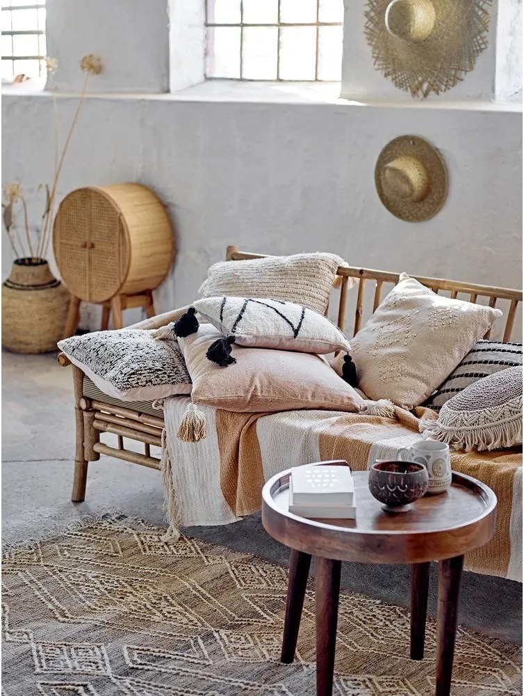 Bambusová záhradná pohovka v béžovo-prírodnej farbe Sole – Bloomingville