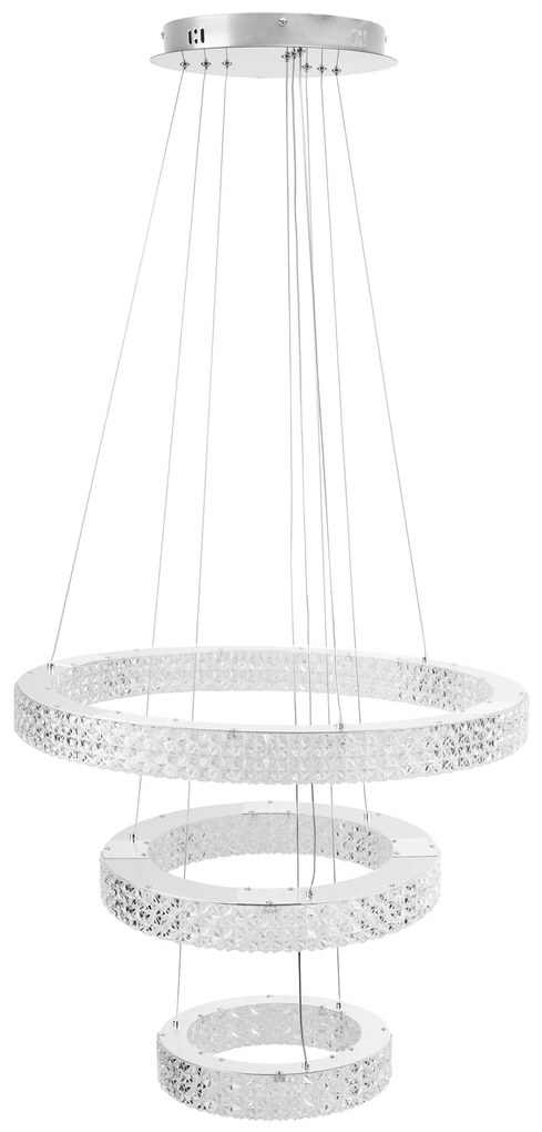 Toolight Toolight, LED stropné svietidlo 60cm, 76W, 4000K, MS008-CP, chrómová, OSW-09618