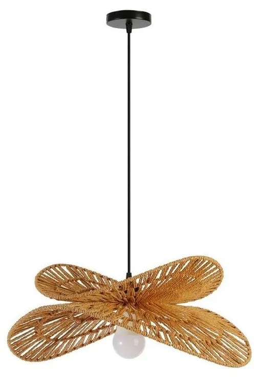 Immax 08265L - Luster na lanku MARIPOSA 1xE27/40W/230V pr. 50 cm juta