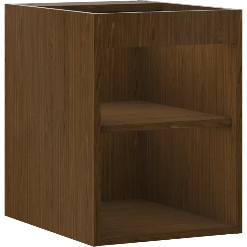 Mexen Box-A, závesná skrinka 35 cm, orech, 91AX1-0350-470-1-86