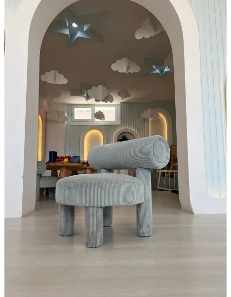 Detské kreslo MAVI modré