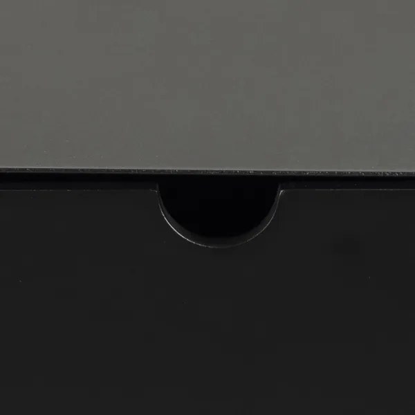 Nočný stolík s možnosťou montáže na stenu BEKIM čierna