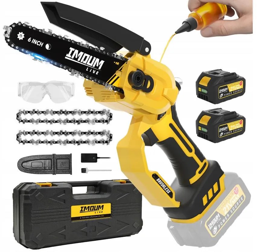 Akumulátorová reťazová píla 6"
