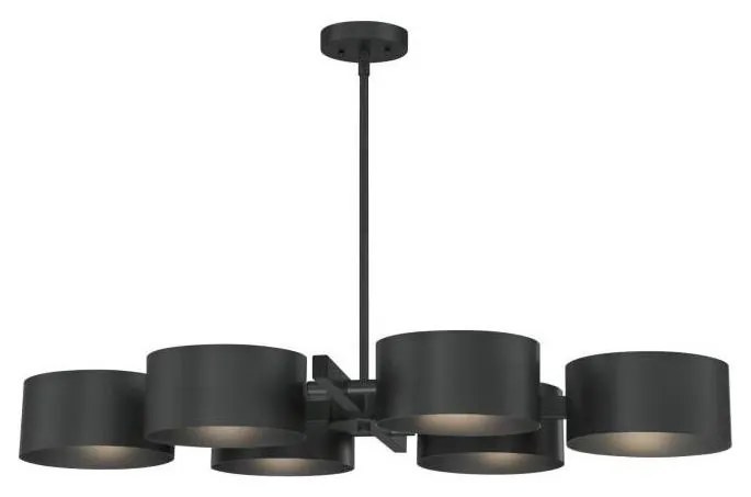 Westinghouse 63688 - Luster na tyči ZARO 6xE27/60W/230V