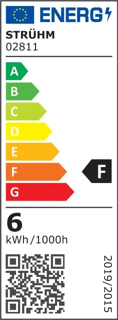 Strühm STRÜHM Podhľadové bodové svietidlo SLIM LED C 6W WHITE Cold White 2811