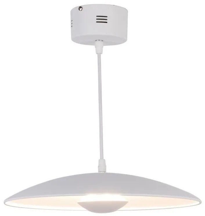 Candellux LED Luster na lanku LUND LED/14,5W/230V biela CA0582