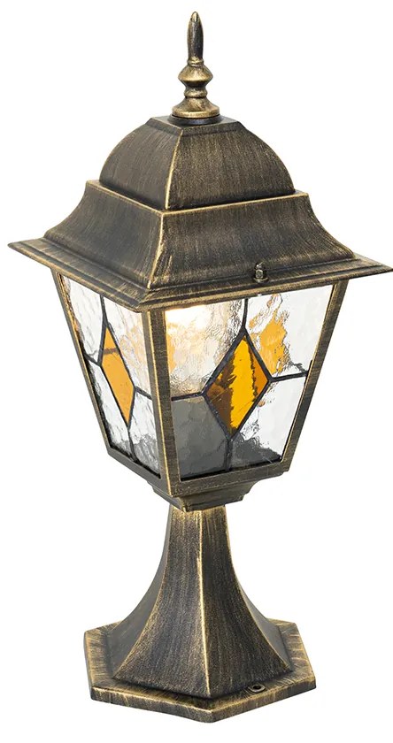 Vintage vonkajšia lampa svietnik starožitné zlato 45 cm - Antigua