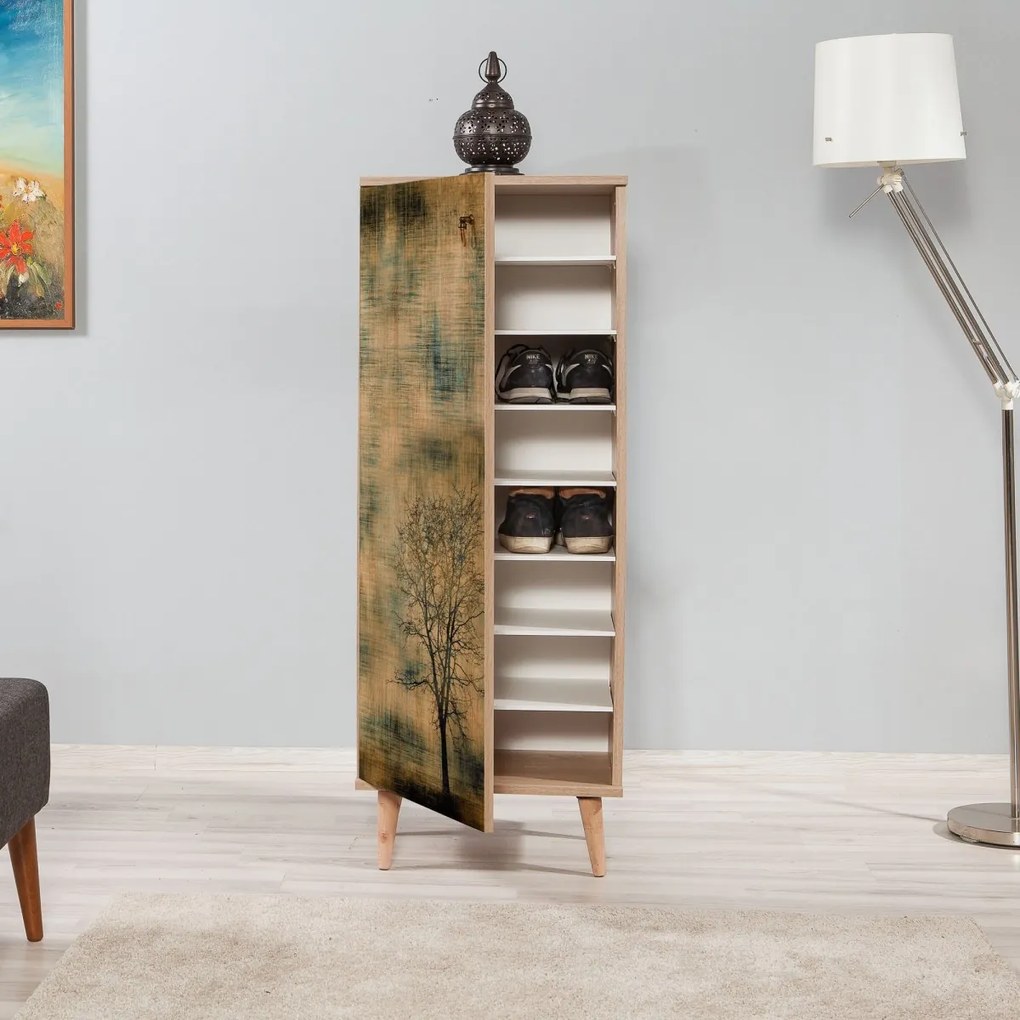 Botník FILINTA Strom 50x135 cm dub sonoma