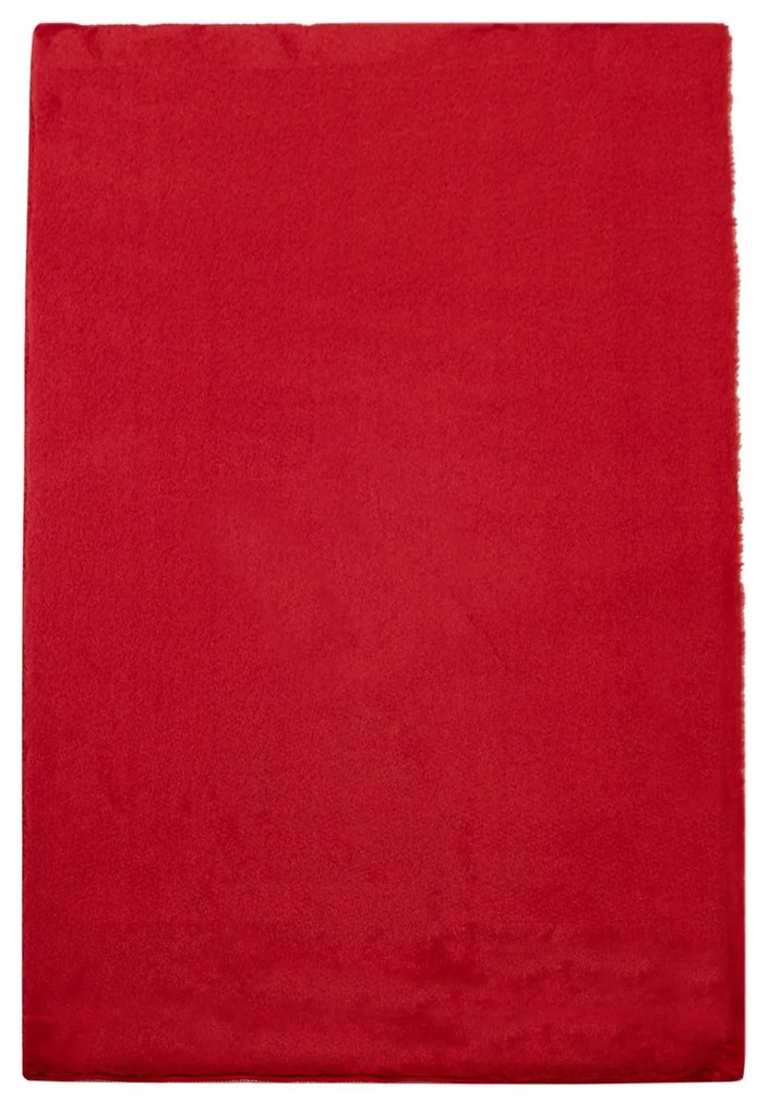 Dekorstudio Kožušinový koberec do kúpeľne TOPIA mats - červený Rozmer koberca: 67x110cm