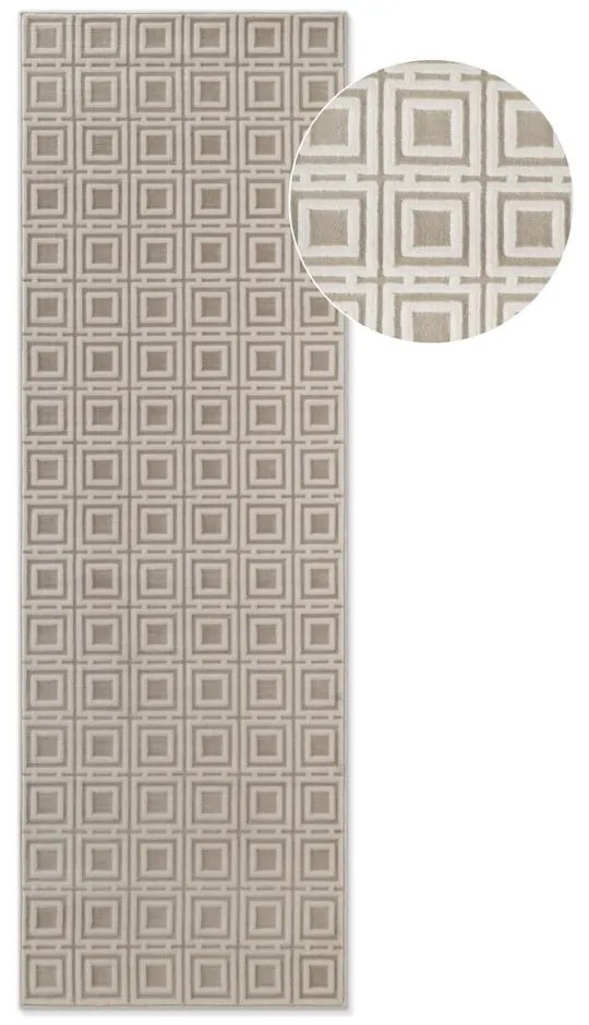 Krémový behúň 80x240 cm Perles Howlite – Elle Decoration