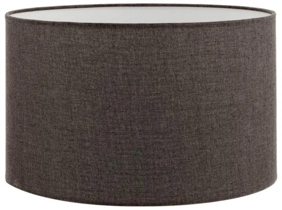 LED stojacia lampa TUNJA 1xE27/20W/230V pr. 38 cm matný chróm/hnedá