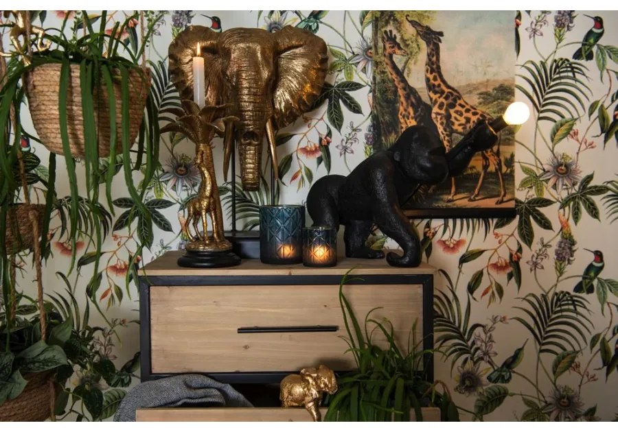 Metro dekor lampa GORILA Black