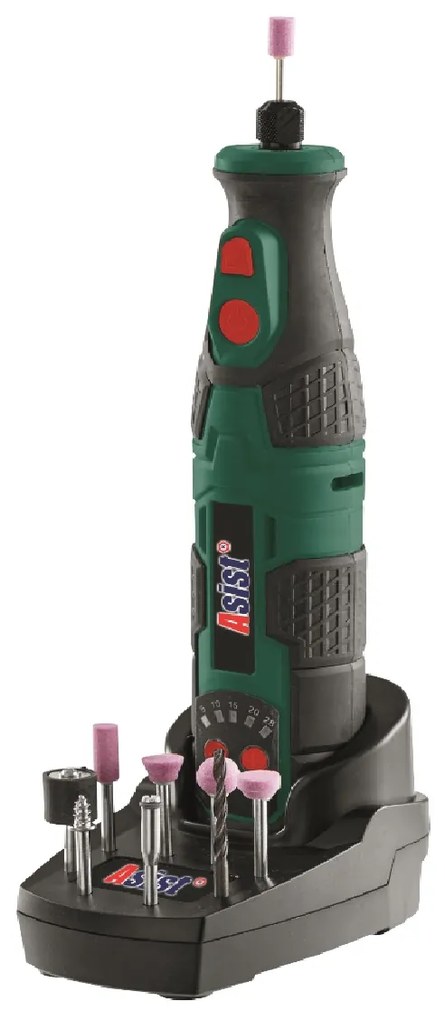 ASIST Aku mini brúska priama 7,2 s príslušenstvom 40 ks