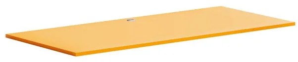Samostatná pracovná doska stola BLOCK, 1600 x 800 x 25 mm, oranžová