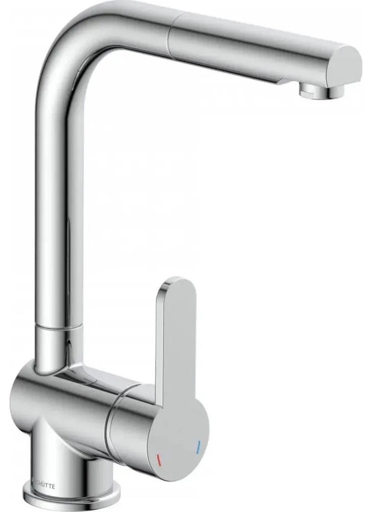 Schütte 79700 - Drezová batéria LONDON s vysúvacou sprchou, lesklý chróm