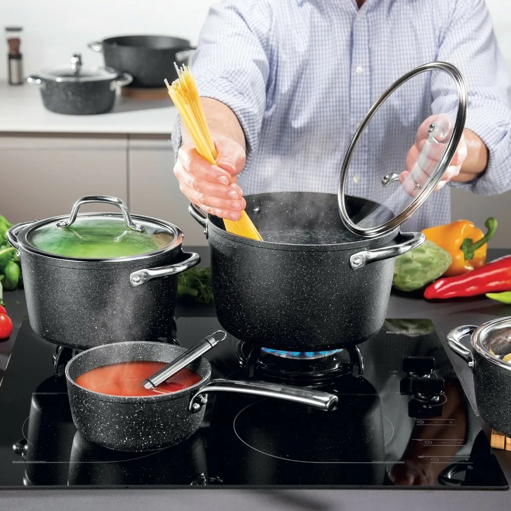 TESCOMA kastról PRESIDENT Stone s pokrievkou, 4,5 l