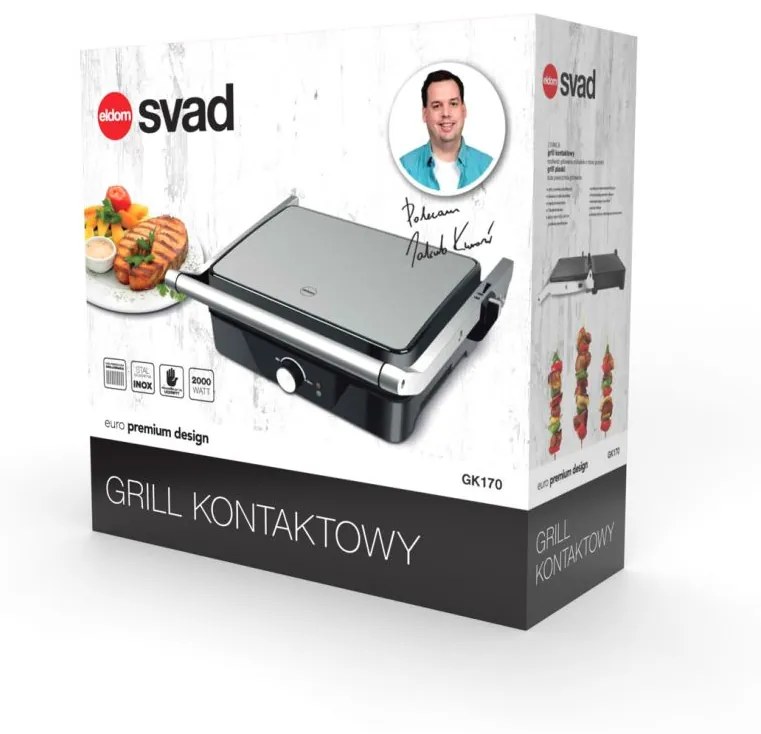 ELDOM Elektrický toustovač a gril GK170 ELDOM