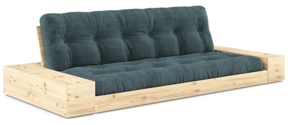 Modrá menčestrová rozkladacia pohovka 244 cm Base – Karup Design