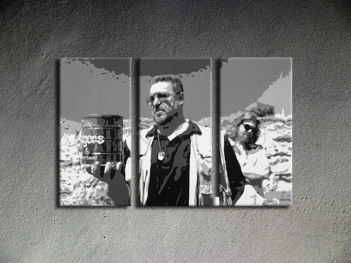 Ručne maľovaný POP Art obraz Big Lebowski | rôzne rozmery