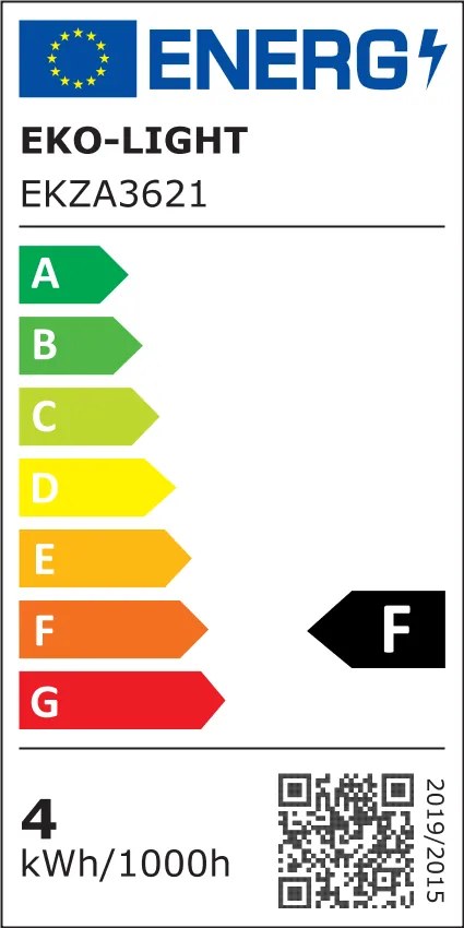Dekoračná LED žiarovka E27 teplá 2700k 4w 400 lm jantárová