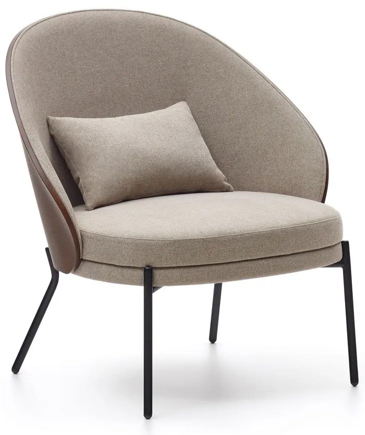 Svetlohnedé kreslo Eamy – Kave Home