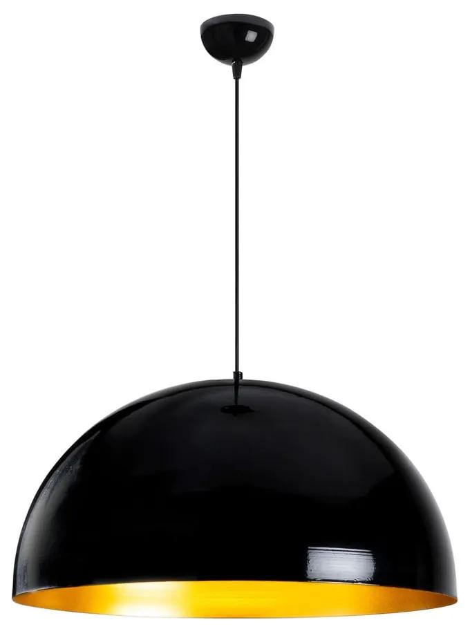 Čierne stropné svietidlo Opviq lights Berceste, ø 60 cm