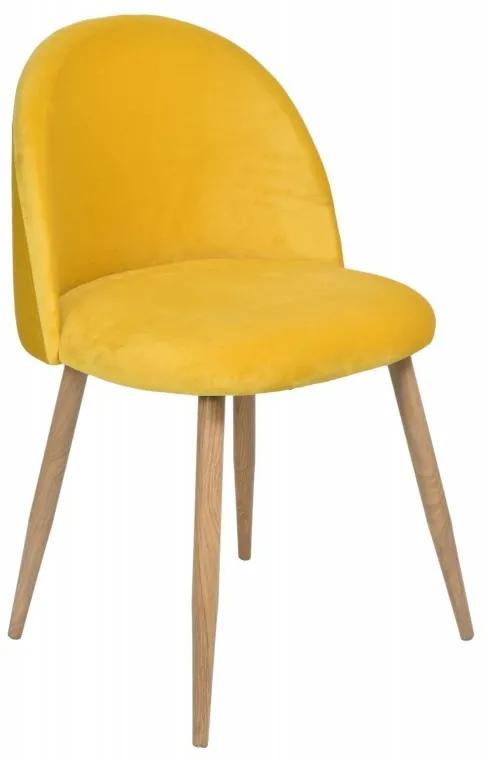 TZB Čalúnená stolička Jazz – žltá