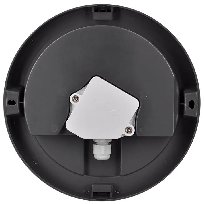 SOLIGHT LED vonkajšie osvetlenie so senzorom Siena, šedé, 20W, 1500lm, 4000K, IP54, 23cm