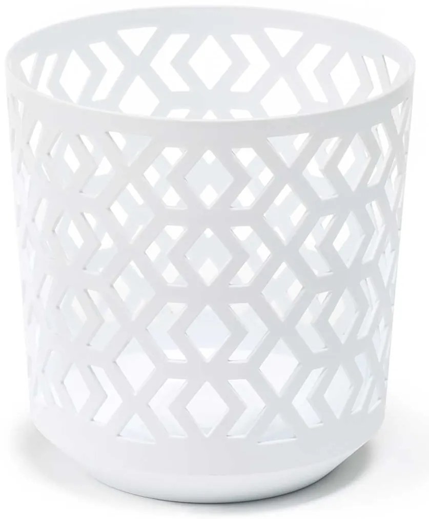 PLASTOVÝ KVETINÁČ ETNIC 15X14 CM SIVÁ