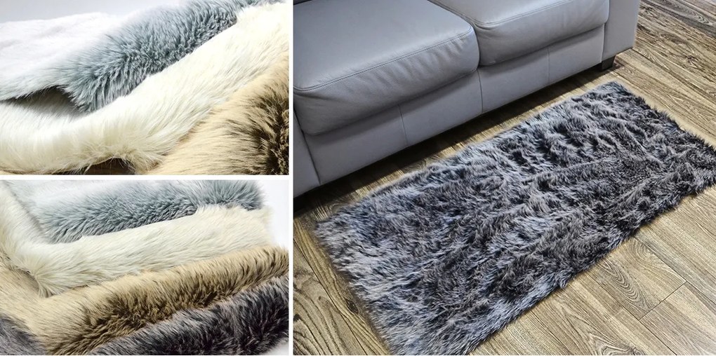 Kusový koberec ALJAŠKA - krémový 120x170 cm