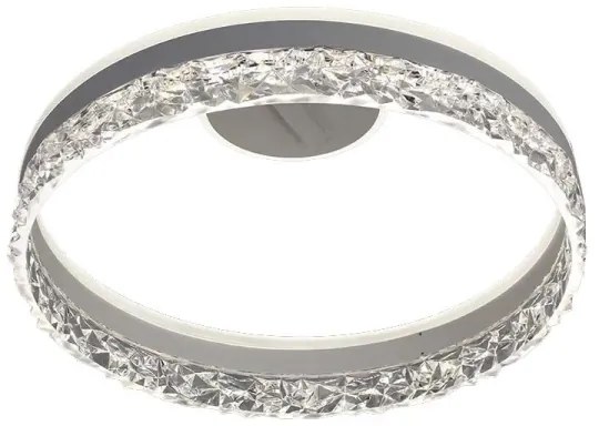 LED Stmievateľný prisadený luster LED/86W/230V 3000-6500K biela + diaľkové ovládanie