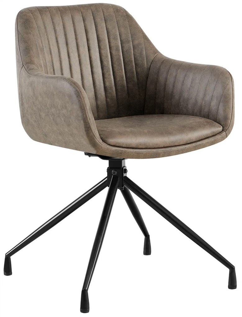 Jedálenská stolička Welby Vintage - šedá