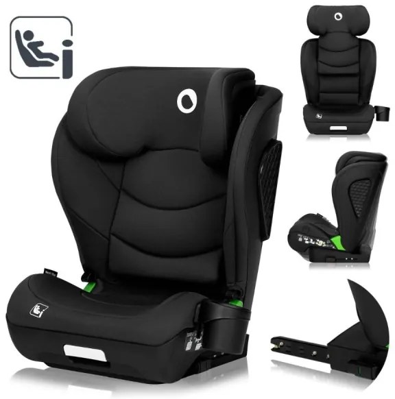 Lionelo - Autosedačka NEAL i-Size 100-150 cm čierny karbón