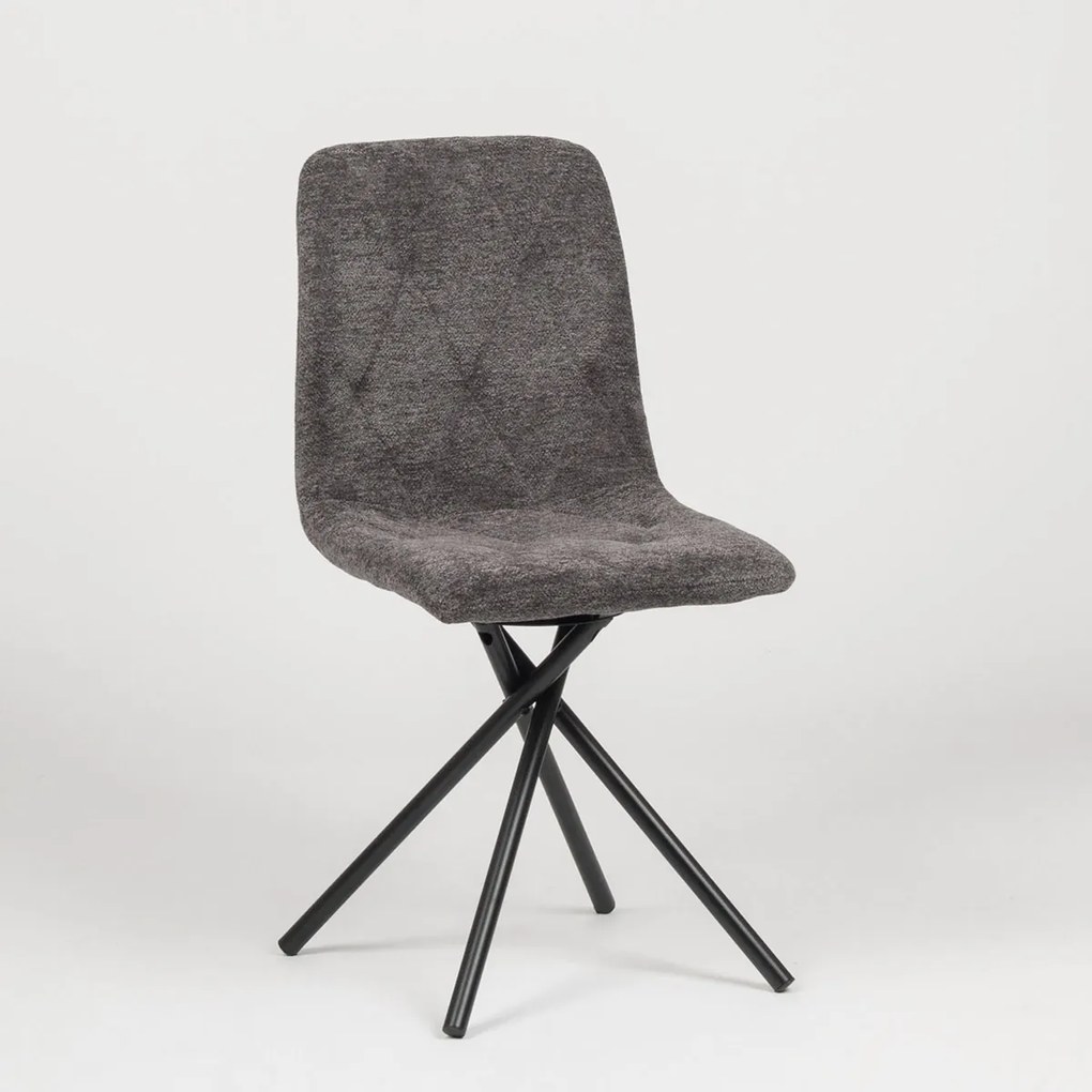 ITTC Stima Otočná stolička LUNA Vyberte látku ->: LUNA raven 15 šedá