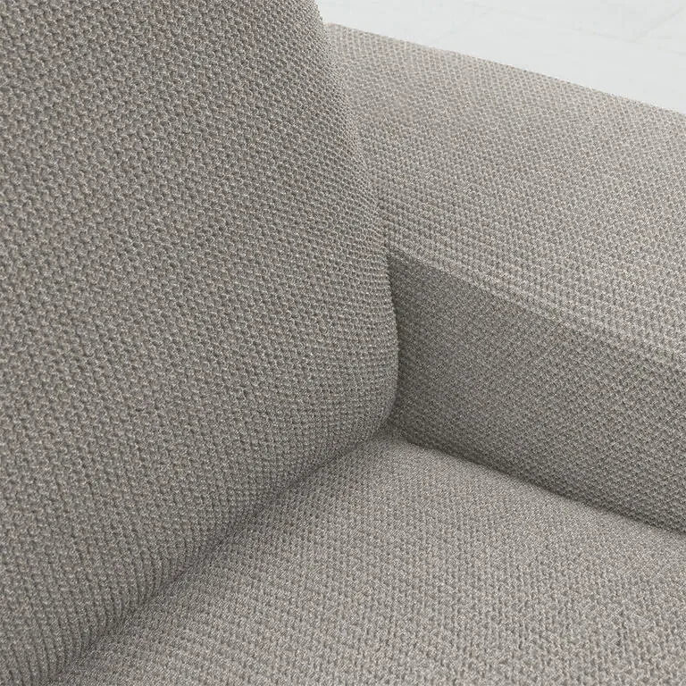 Super strečové poťahy HARMONIA svetlošedá kreslo (š. 70 - 110 cm)