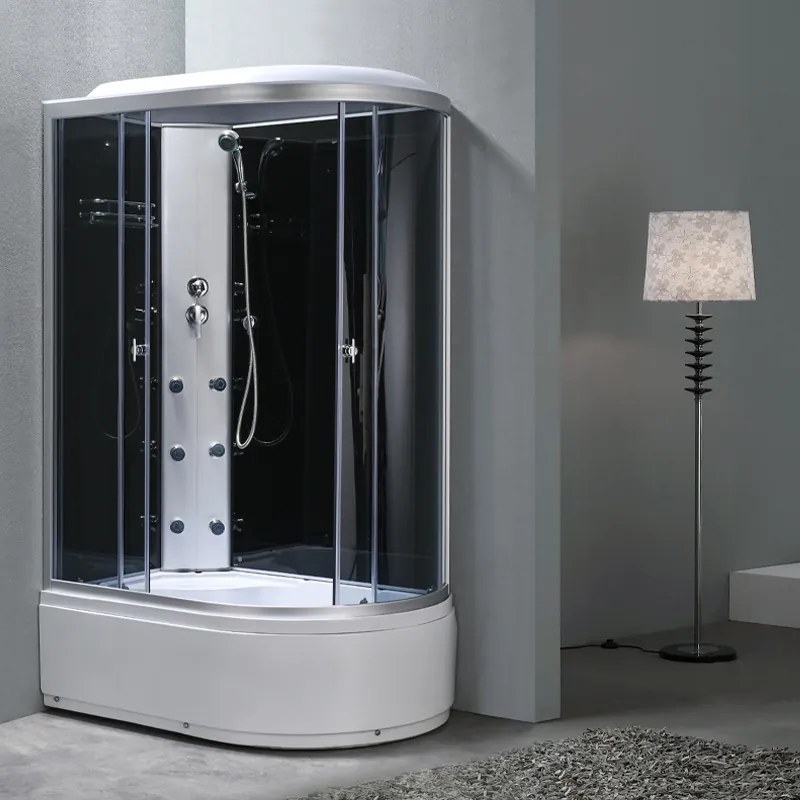 BPS-koupelny Hydromasážny box WSH7306L, 120x80 ľavý bez sauny