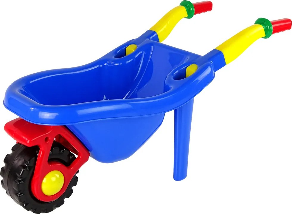 HEMAR Veľký farebný záhradný trakař modrý